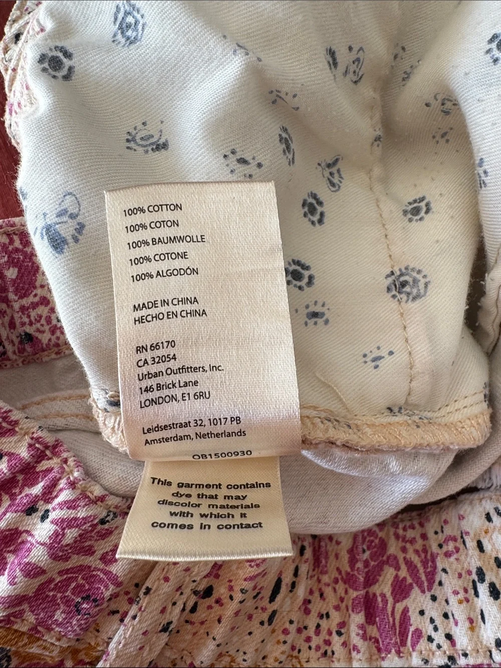 Pilcro Anthropologie Scrunchie Shorts - High-Waist 100% Cotton Floral Jean Short - Picture 10 of 12